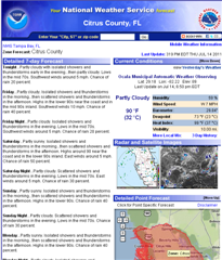 Weather in Citrus County, Florida, FL. USA