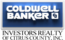 Coldwell Banker Logo on Gitta Barth Realtor Homes and Properties for Sale in, Citrus County, Nature Coast, Florida, FL