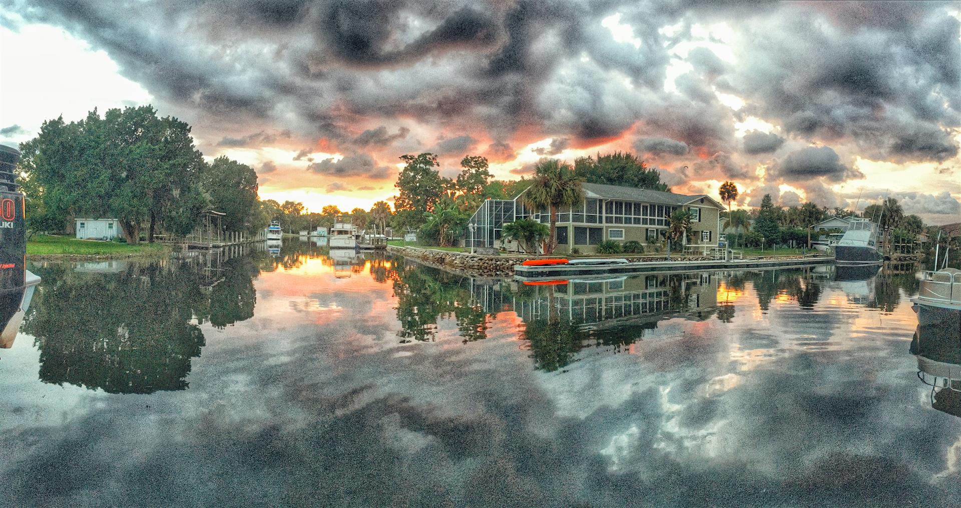 Canal in Woodland Estates Community